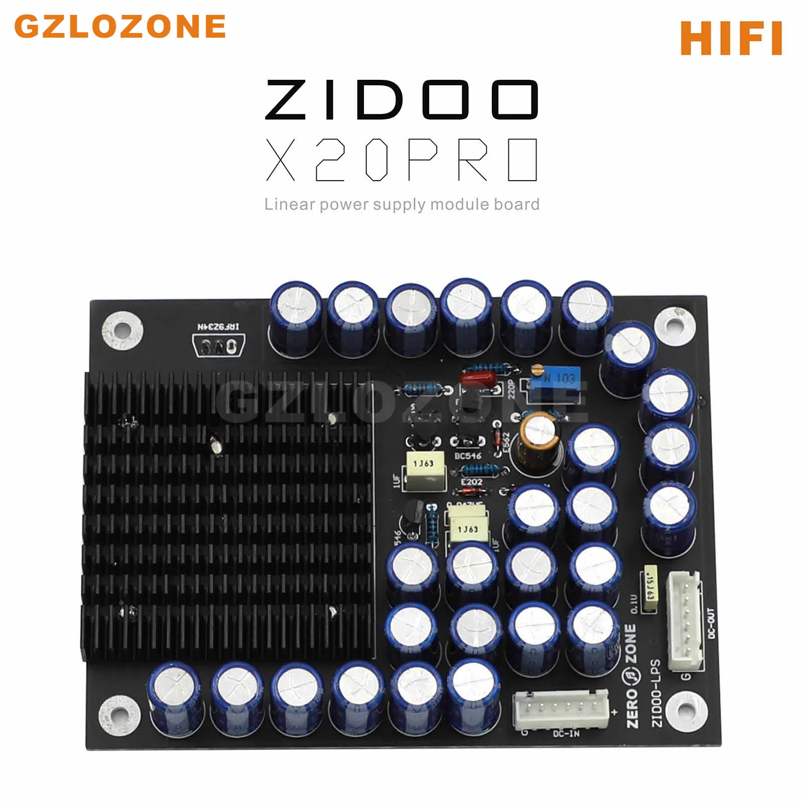 

Upgrade HIFI Linear Power Supply Board DC Power Supply Filter Board For ZIDOO X20PRO With 6-PIN Connection Cable