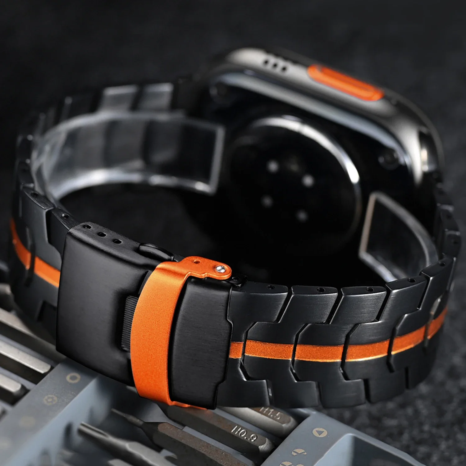 Premium Stainless Steel Watchband – Sleek Metal Bracelet Strap