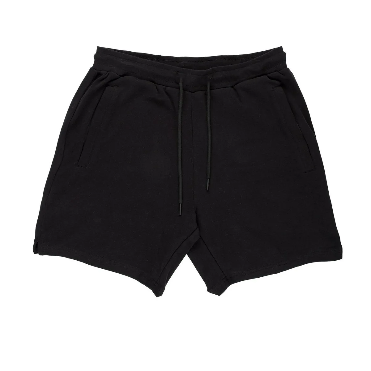 2023 Men's Fashion Running Shorts Summer Sports Fitness Leisure Simple Straight Cotton Plate Split Shorts Cross border