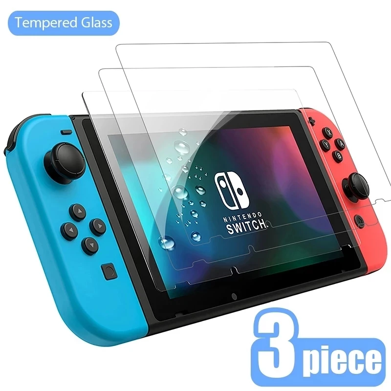 1/2/3pcs Protective Tempered Glass For Nintend Switch Glass Screen