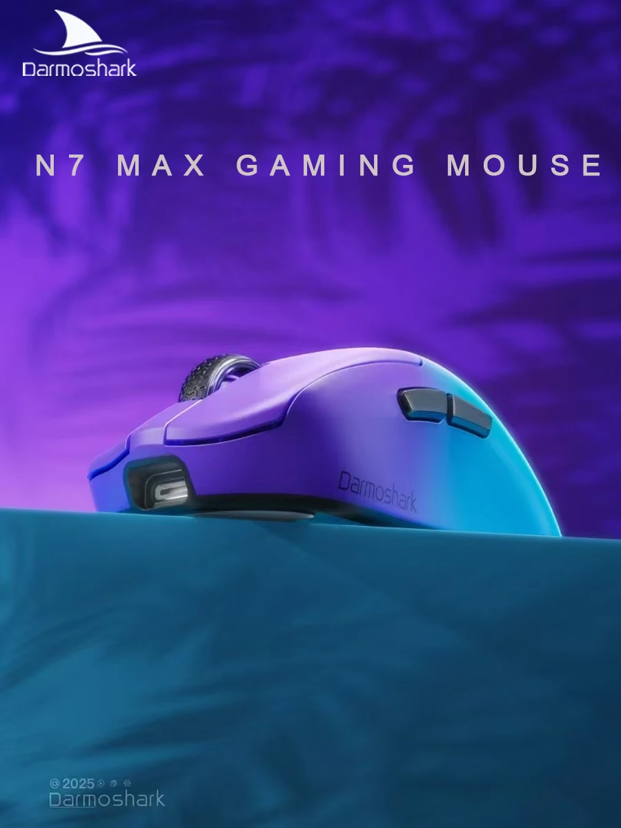 Darmoshark N7MAX 8KWired ワイヤレスゲーミングマウス N52840 PAW3950