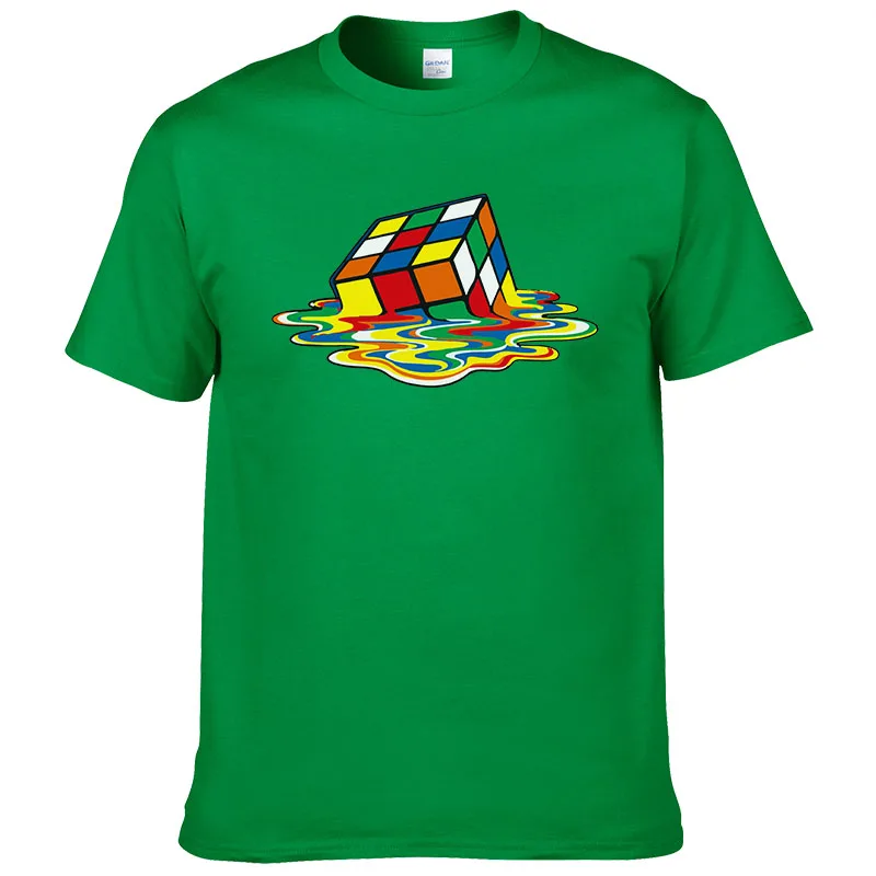 S660905654e0246d5bbfff79db7b6006cC Summer Cotton T-Shirt Rubik's Cube Printing T-Shirt Funny Hipster Graphic Tee Shirt Top Unisex Man Short Sleeve Cool Tees #304