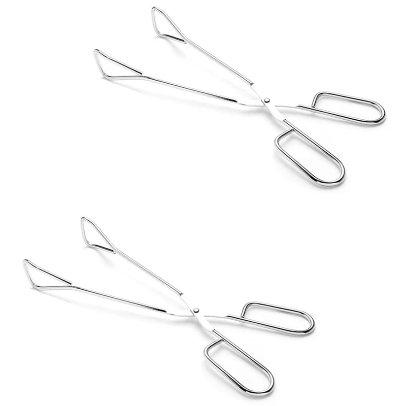 

New-Pastry Cake Bread Clamp Grilled Food Roast Clip Kitchen Tongs Stainless Steel Cooking Buffet Picnic BBQ Pliers