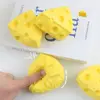 Sticky Cheese Squeeze Toy Slow Rebound Pinch Decompression Vent Antistress Simulation Corn Toy Squishy Slow Rising 1