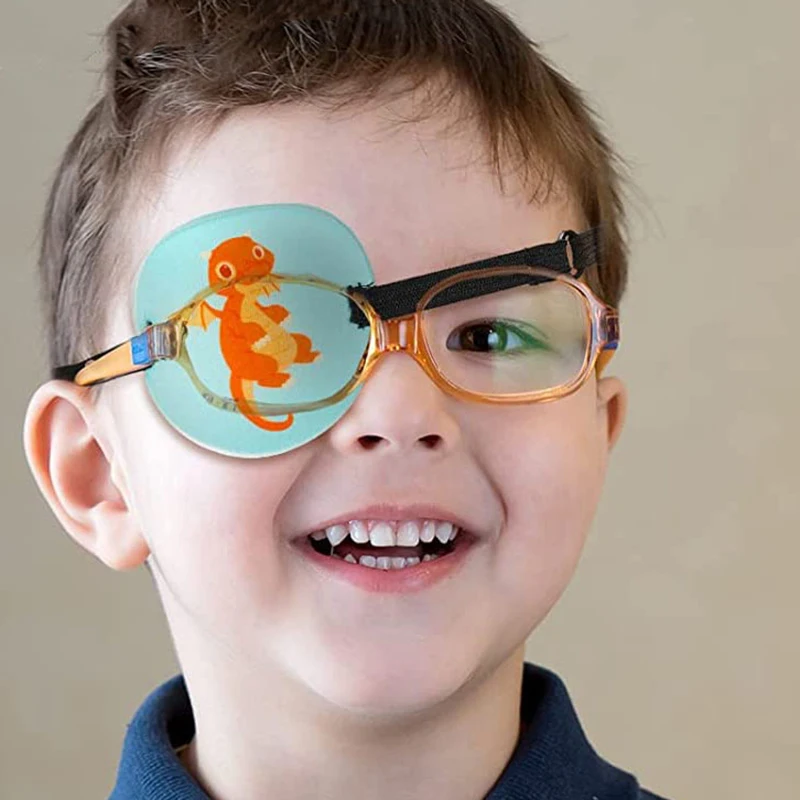1 Pcs Child Occlusion Medical Eye Patch Obscure Astigmatism Training Eyeshade Amblyopia Eye Patches Cosplay Pirate Multiple Use 3