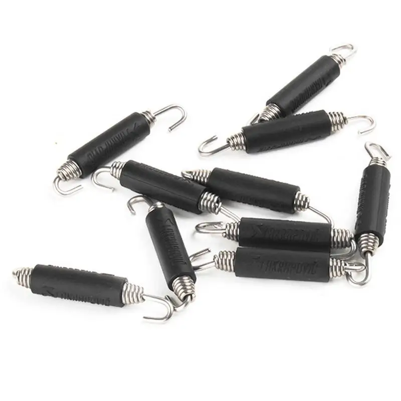 2PCS Stainless Steel Universal Motorcycle Exhaust Springs Hooks Front Middle Link Pipe Exhaust Connect Spring hooks