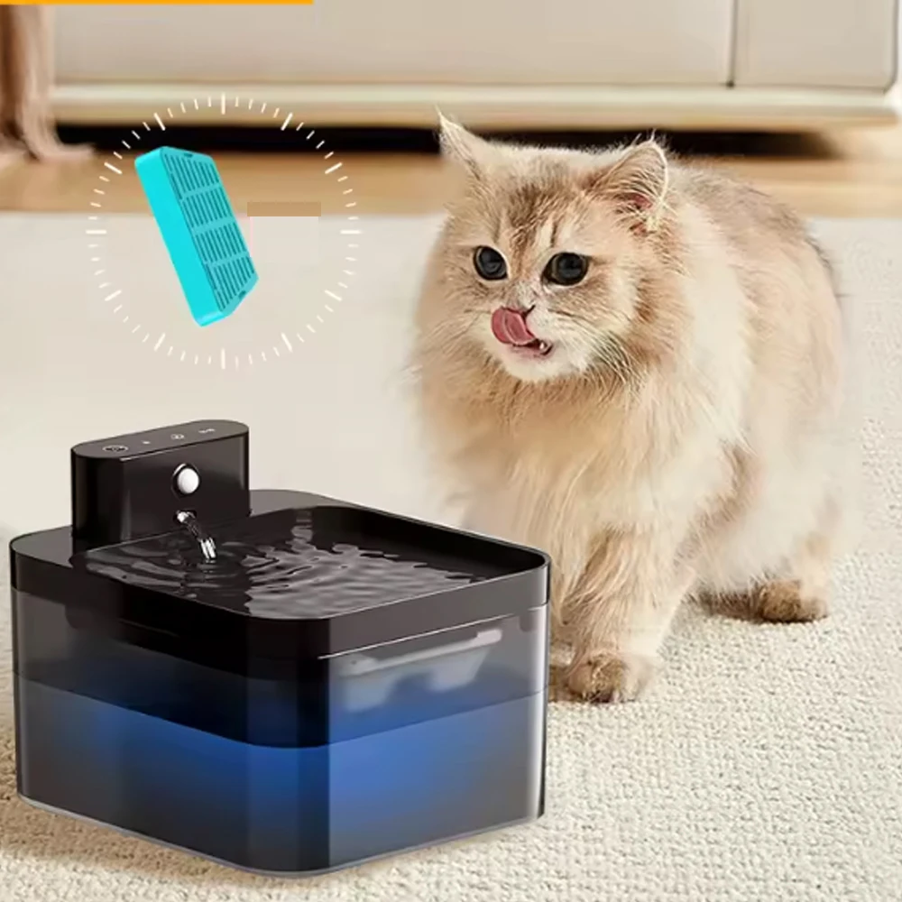 Wireless Cat Water Fountain Battery Operated Automatic Pet Water Fountain With Motion Sensor Dog Cat Water Dispenser Bowl Wireless Cat Water Fountain Battery Operated Automatic Pet Water Fountain With Motion Sensor Dog Cat Water Dispenser Bowl