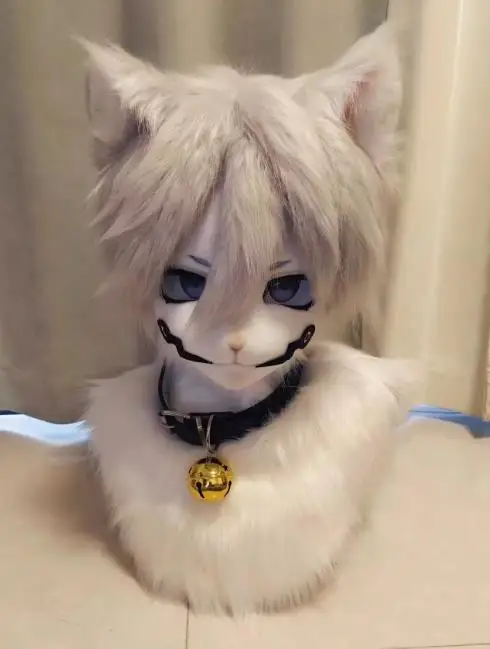 Kemono Accessories Fursuit Kigurumi Head Neck Part Fur Collar