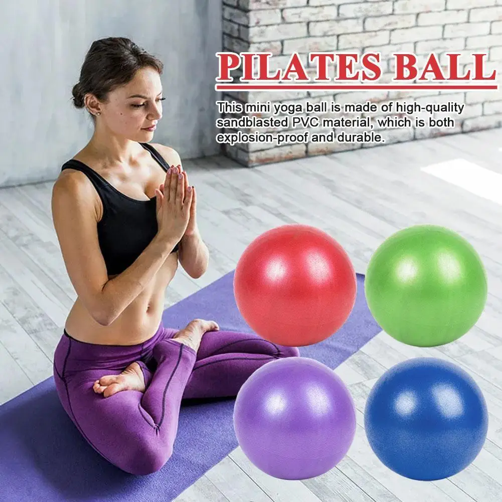 

Yoga Ball Fitness Exercise Gymnastic Mini Pilates Balance Core Explosion-proof Gym Posture 25cm Indoor Equipment PVC Traini T5A2