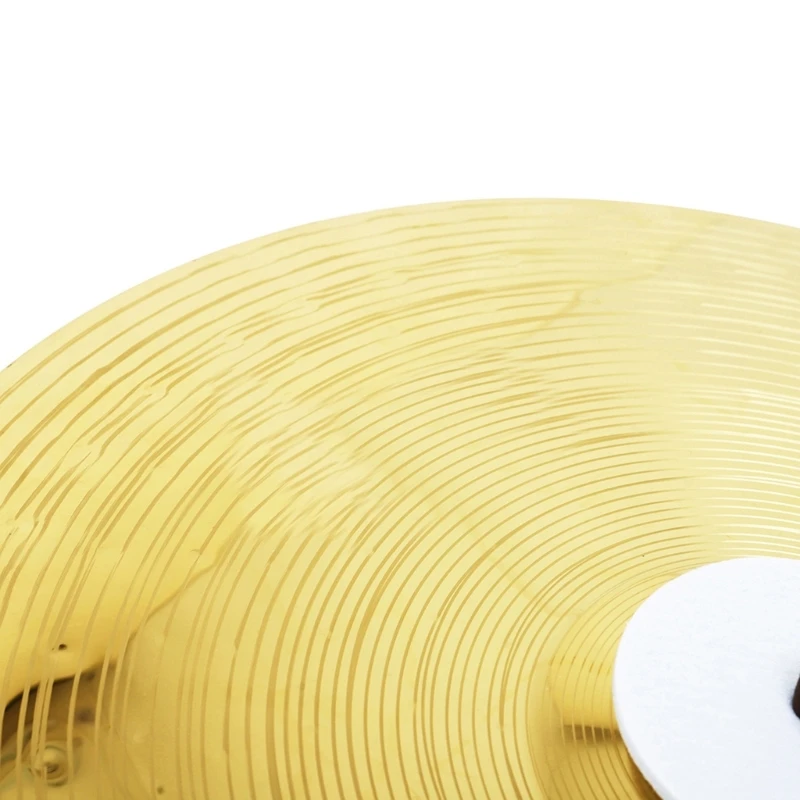 X22F 1Pair 14/16/20Inch Crash Cymbal Percussion Instruments Brass Band Cymbals for Stage Party Musical Toy