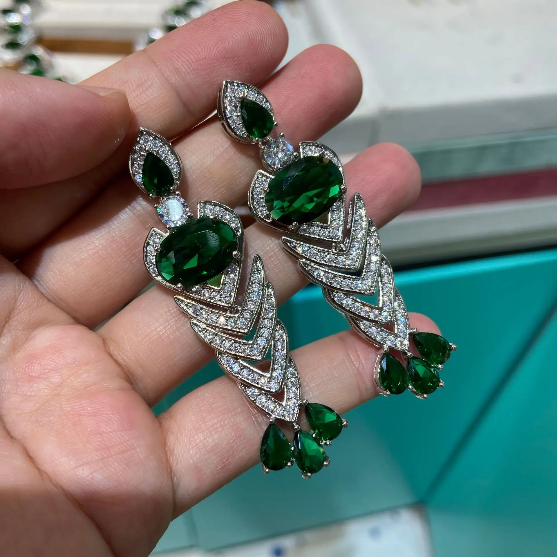 Earring-green