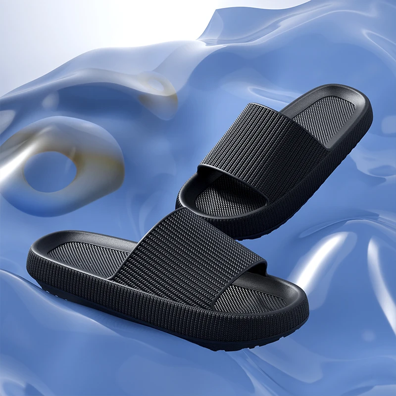 Summer Women Fashion Thick Platform Slippers Soft Sandals Beach Vacation Casual Shoes Non-Slip EVA Men Outdoor summer sandals