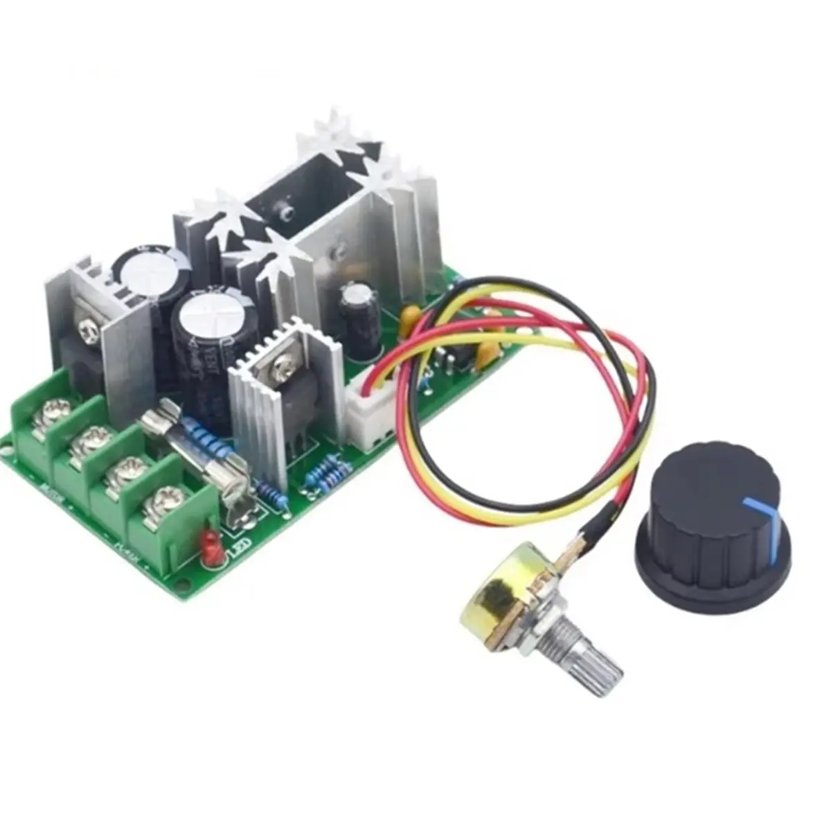 (A23G) DC10-60V 모터 속도 조절기 12V 24V 36V 48V 고전력 드라이브 모듈 PWM 모터 속도 컨트롤러 20A 전류 조절기