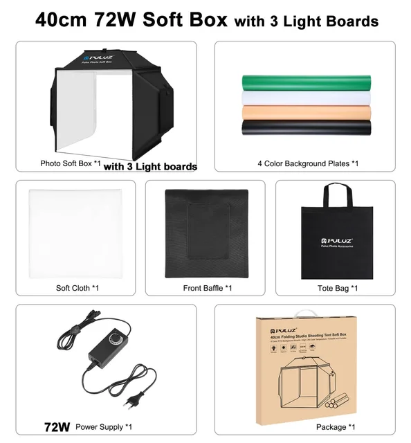 40cm 72W Soft Box