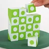 New 3D Montessori Geometry Puzzles Building Block Face Changing Logical Thinking Training Wooden Children's Early Education Toy 3