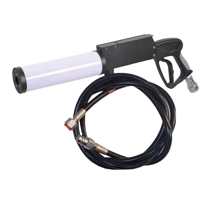 

Led Carbon Dioxide Air Column Gun CO2 Handheld Atmosphere Dry Ice Gun Smoke Air Gun Nightclub Bar Stage Smoke Machine