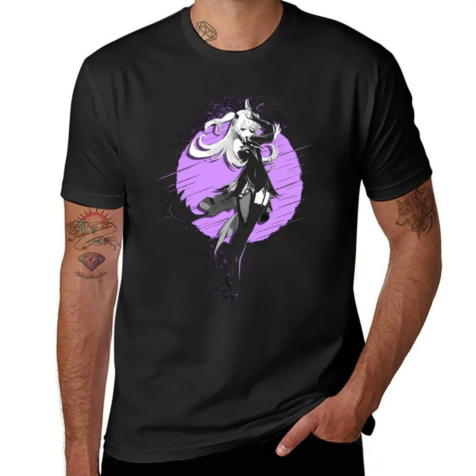 

Fischl - Genshin Impact T-Shirt graphics anime clothes t shirts men