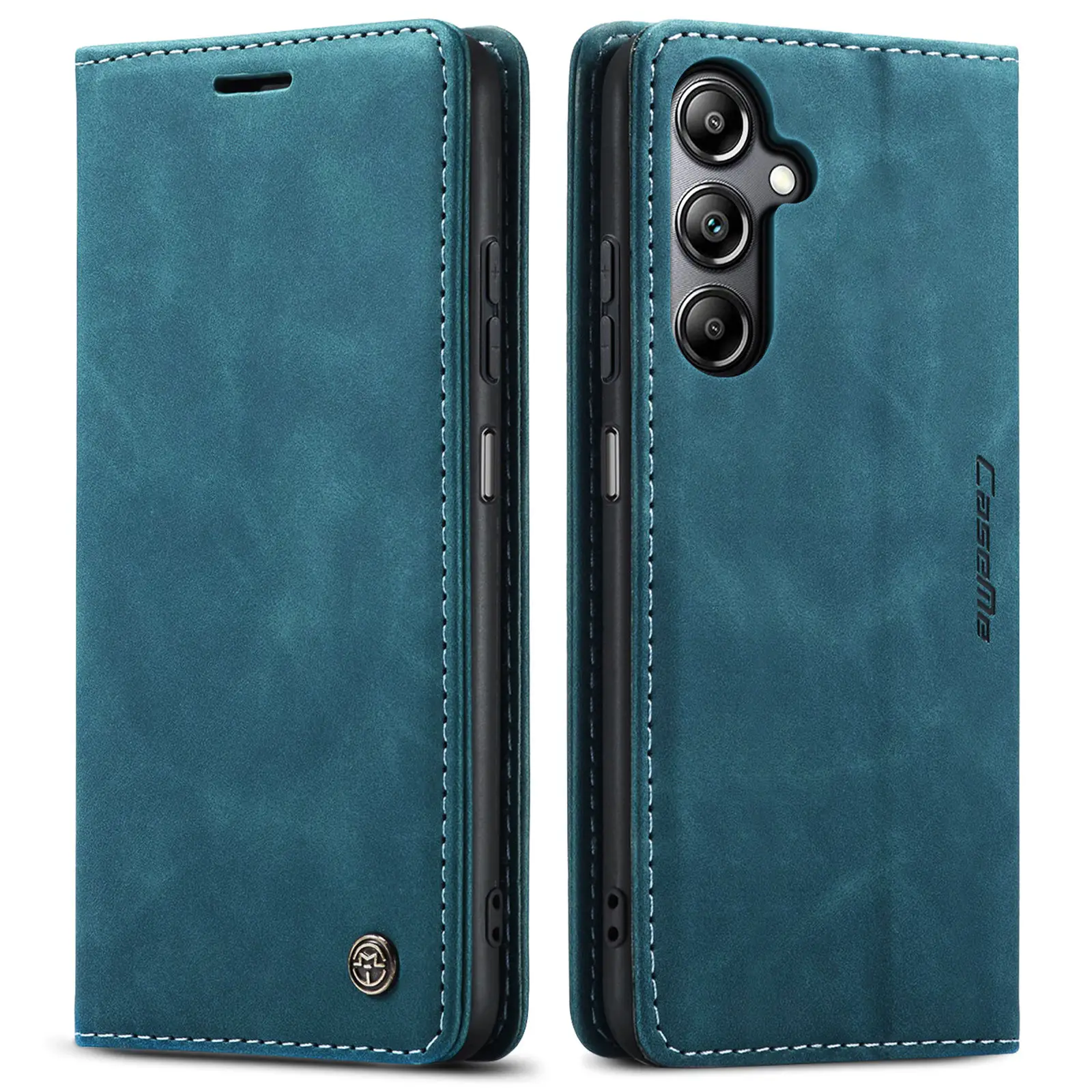 Leather Magnetic Folio Wallet Case with Card Holder – Premium Flip Cover