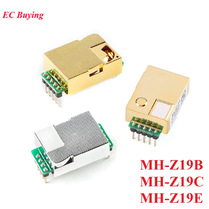 

MH-Z19 MH-Z19C MH-Z19E MH-Z19B IR Infrared CO2 Sensor Carbon Dioxide Gas Sensor Module CO2 Monitor 400-5000 0-5000ppm UART PWM
