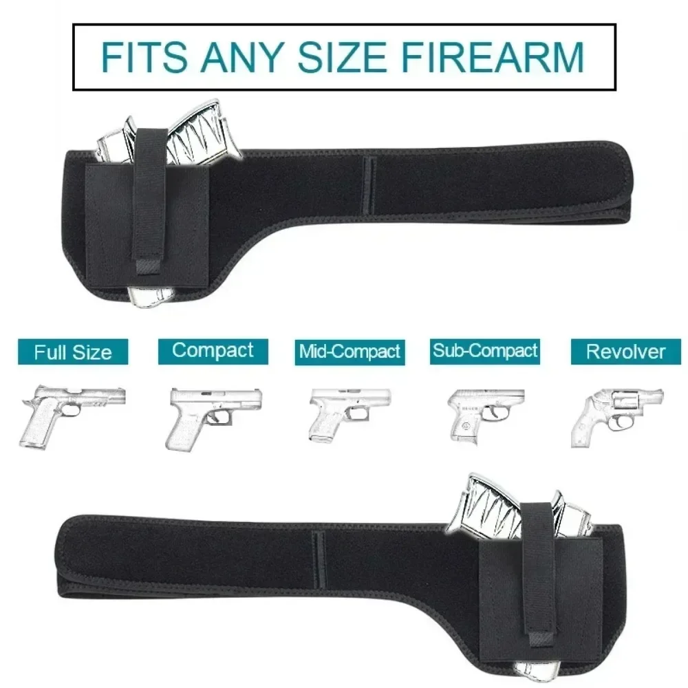 1PC Outdoor Gun Holster Holster Multifunctional Concealed Carrying Waist Universal Stock Belt Pistol for Tactical Equipment