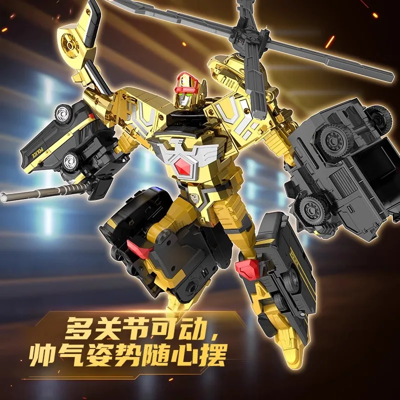 4 in 1 Hello Carbot GOLO K-COPS Transform Combined Robot Toys
