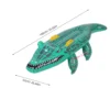 Inflatable Crocodile Surfboard Swimming Pool Floating Mat Alligator Decorative Inflation Pad Daily Use Mount 5