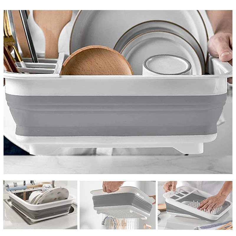 Portable Collapsible Dish Drying Rack