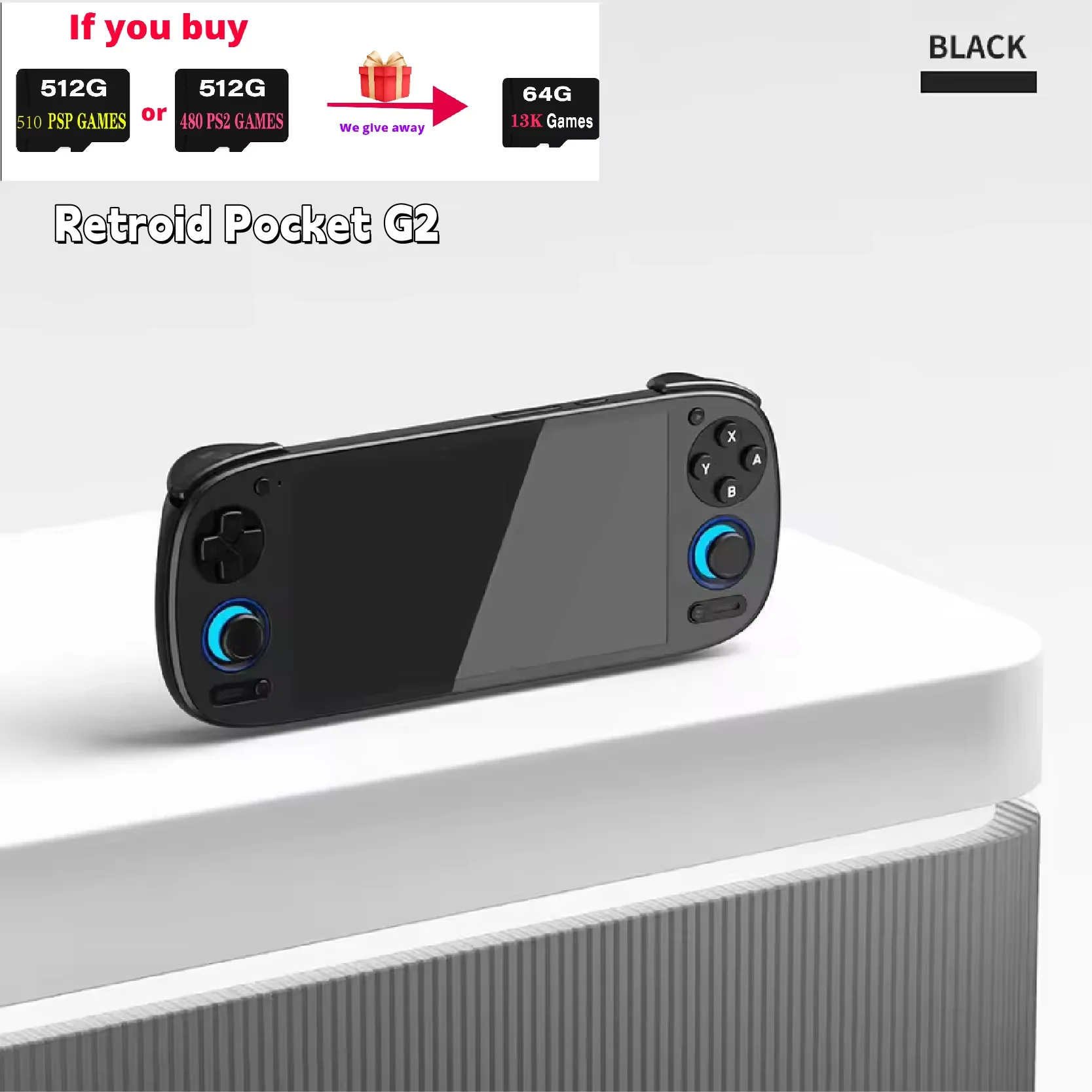 Retroid Pocket G2 携帯ゲーム機 5.5インチ 1080P AMOLEDスクリーン