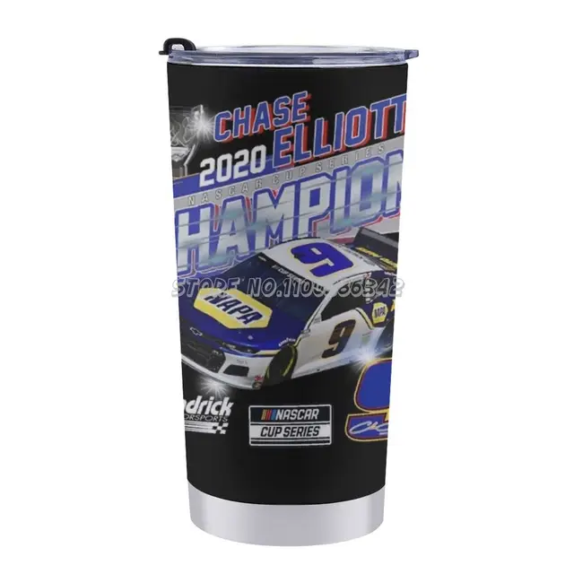 Chase-Elliott-2020-- Cup-Sorozat-Travel Coffee Bögre 20 Oz Autó Csésze Kávé Ivó Ajándék Barátok Számára