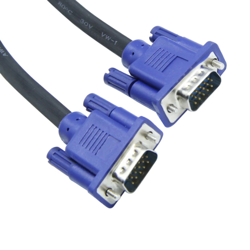 1M 1.5M 3M 5M 10M 20M VGA to VGA Cable Male to Male Computer Video Monitor Cable 1080P Full HD HDR15 For PC Laptop TV Projector