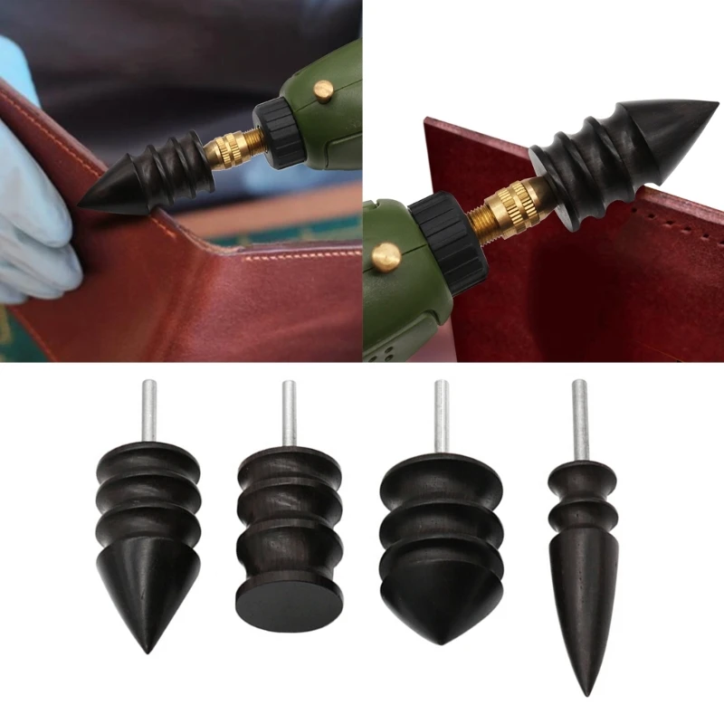 

Электрический шлифовальный наконечник с кожаными краями, плоская/заостренная головка, сандаловое дерево, кожаные ремесла, инструменты «сделай сам», шлифовальный наконечник, деревянное ремесло