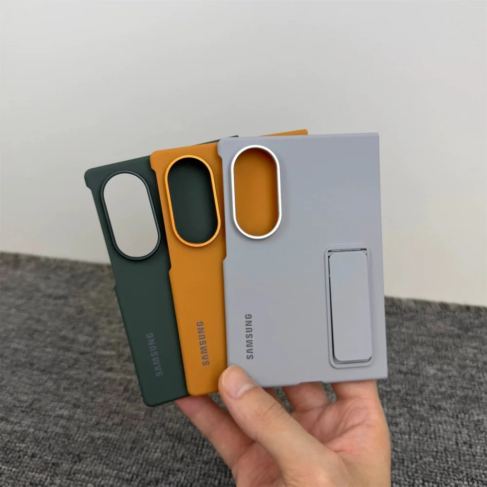 Foldable Phone Case with Kickstand - Matte Silicone Cover