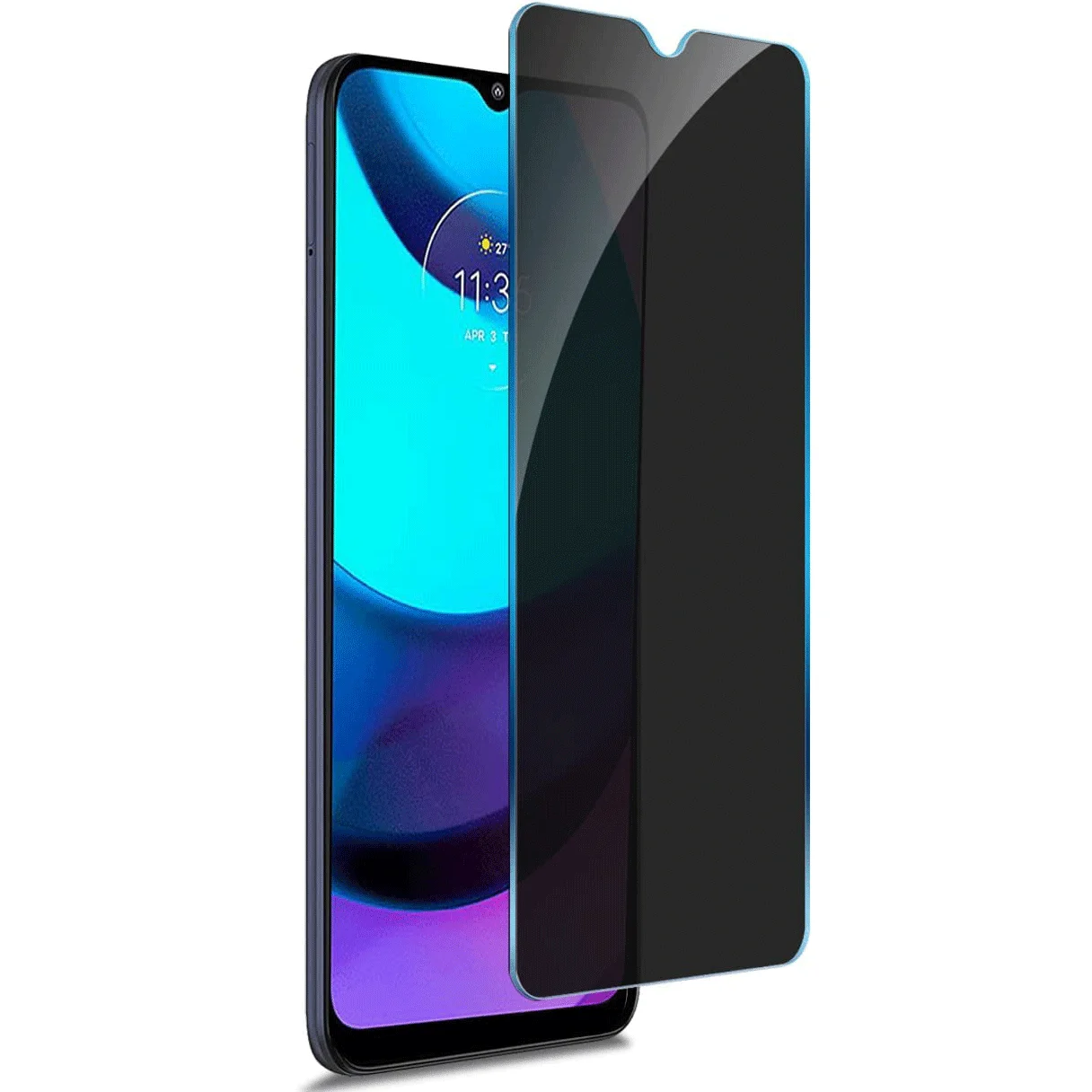 

Moto E22 Privacy Filter Tempered Glass Film Anti-Spy Shield Screen Protector for Motorola Moto E22i