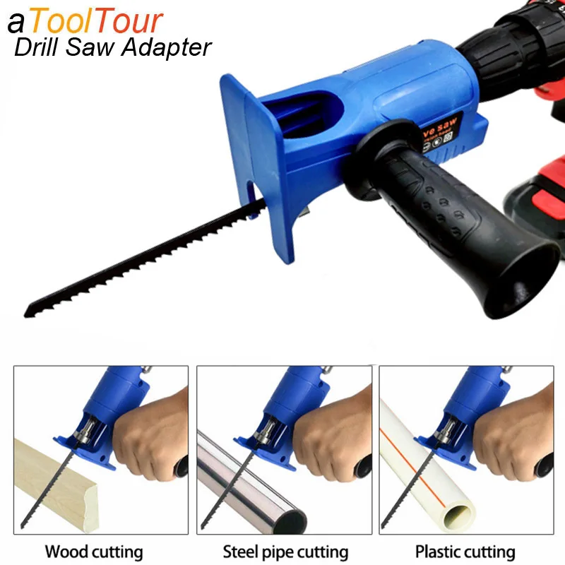 Portable Reciprocating Saw Adapter Electric Drill Modified Electric