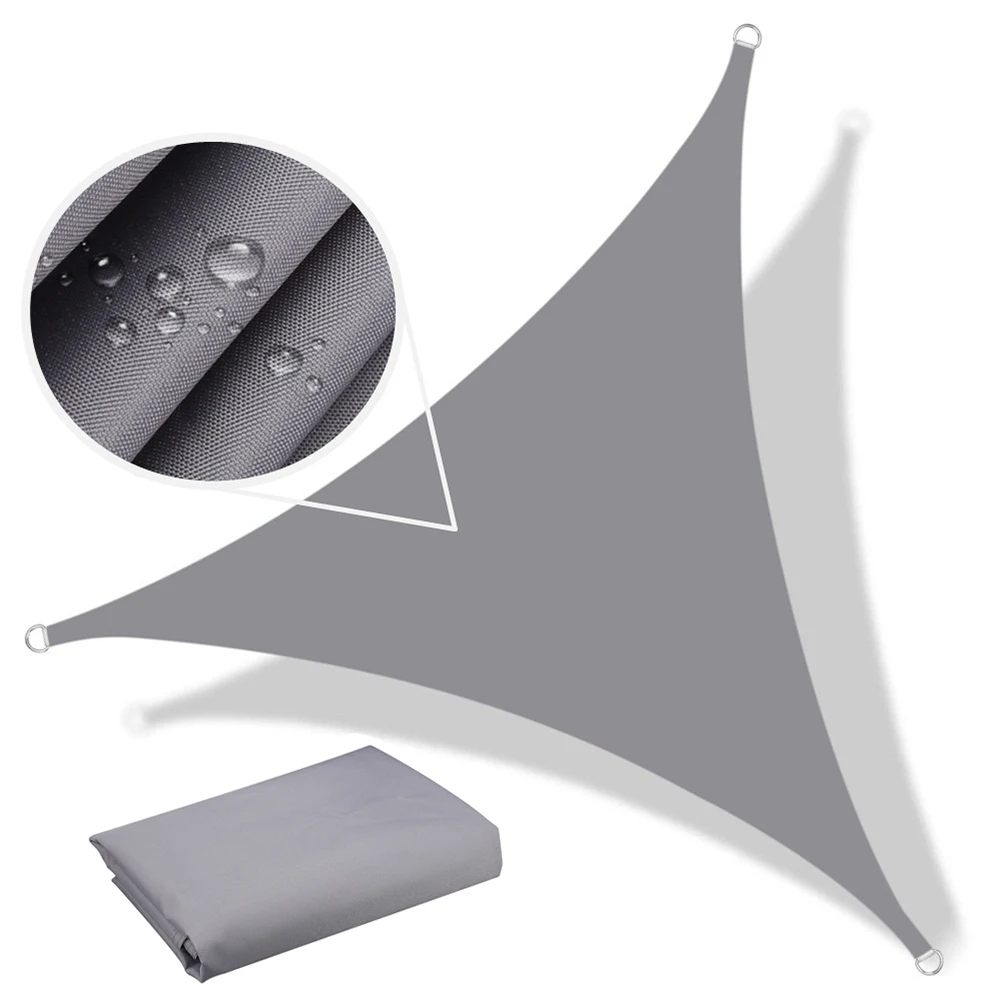 Description Picture 5 of itemMulti-size Triangle Sun Shade Sail Waterproof Outdoor Garden Patio Party Sunscreen Awing Sun Canopy For Beach Camping Pool