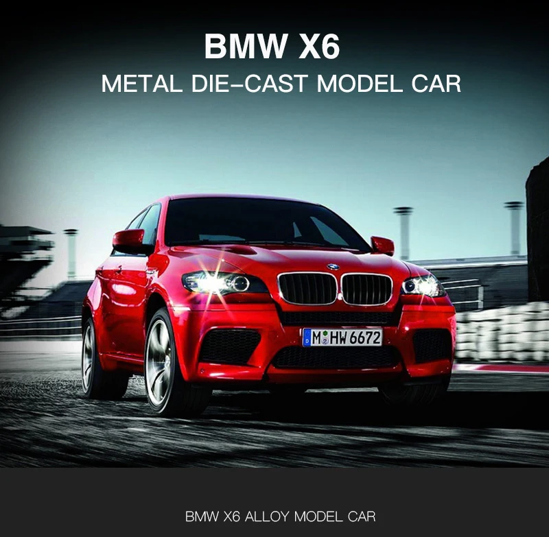 BMW X6 SUV 1:32 Ölçekli