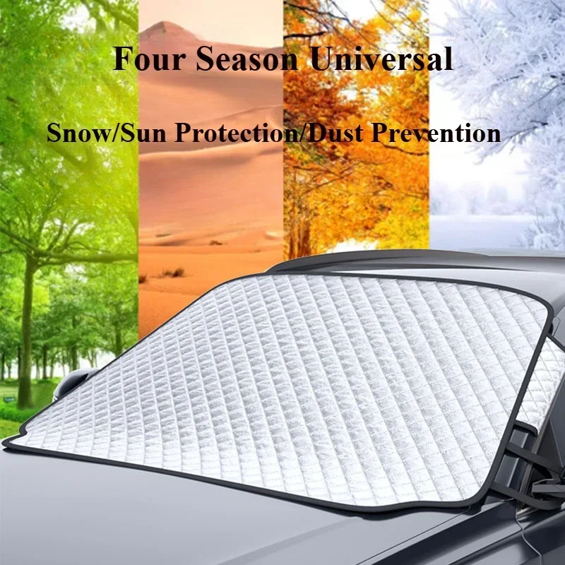 For Kia Sportage Ray Sorento Soul Telluride Cerato K5 K8 Car Front Windshield Sunshades Anti Snow Frost Ice Cover