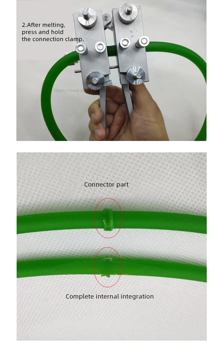230V 150W Hot Melt Machine Feeder PU Round Belt Welding Machine Belt Connector Polyurethane Belt Hot Melt Machine Set
