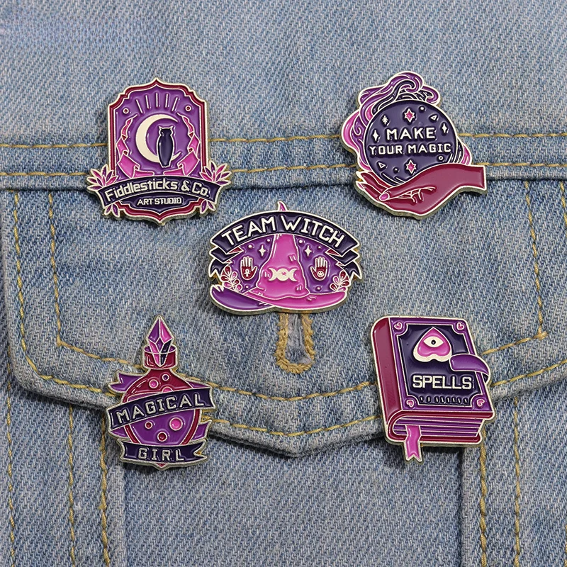 MAKE YOUR MAGIC ENAMEL PIN Moon Attic - Colours Shop