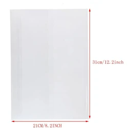 Clear Ultra - Thin Anti - Scratch Book Covers - 10 - Pack for A4/Letter Size Textbooks and Notebooks (A4)