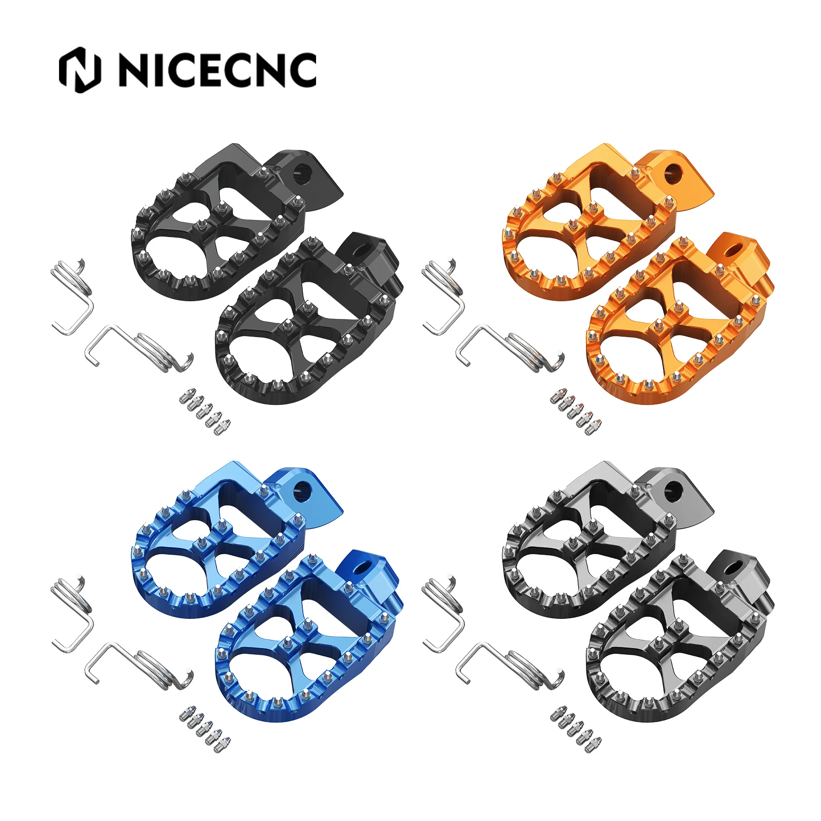 Foot Pegs FootRest Footpegs Rests Pedals For KTM EXC 300 EXCF 350 SX 250 SXF 450 1998-950 990 1090 1290 Adventure Supermoto motorcycle accessories,motorcycle foot pedals,motorcycle footrests