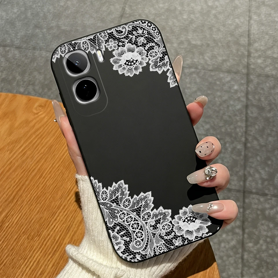 Cute Animal Bowknot Star Koi Pattern Soft Matte Silicone Shockproof Protective Phone Case
