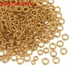 50pcs Stainless Steel Closed Jump Rings Split Ring Thick Connectors for DIY Jewelry Materials Making Supplies Accessories