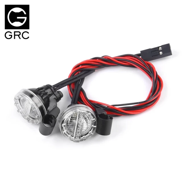 GRC RC Auto Scheinwerfer LED Licht Scheinwerfer für 1/10 RC Crawler Axial  SCX10 AXI03007 90046