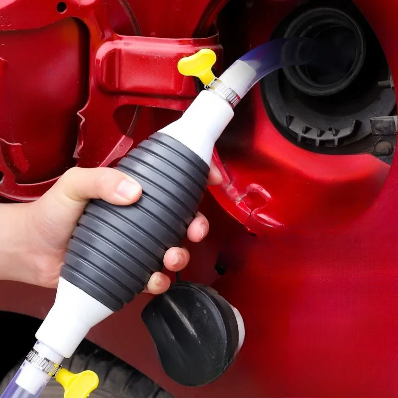 Multi-Function Kitchen Water Pump Sucker Manual Fuel Tank Suction Pipe Car Oil Pump Drinkware Tool for Home Garden Dining Bar