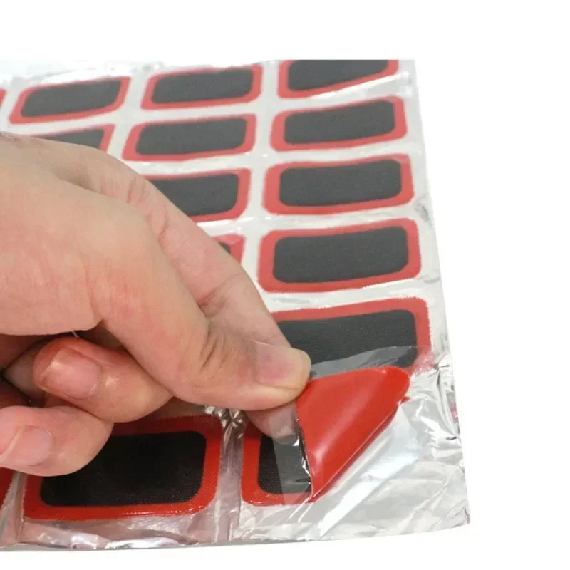 25mm Bike Rubber Puncture Patches Bicycle Tire Tyre Tube Repair Cycle Patch Kit No Glue Inner Tube Puncture Repair Tool