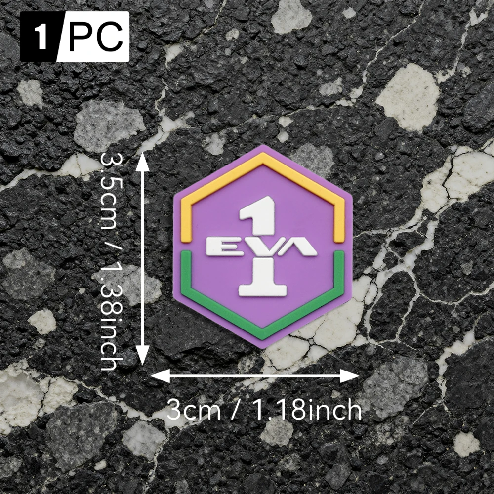 A 012Pvc 소재 스티커 패치, 부드러운 고무, 훅앤루프 전술 사기 증진 배지 - 패치 - 멀티 컬러, 암밴드, 배낭, 의류 자수 패치에 적합