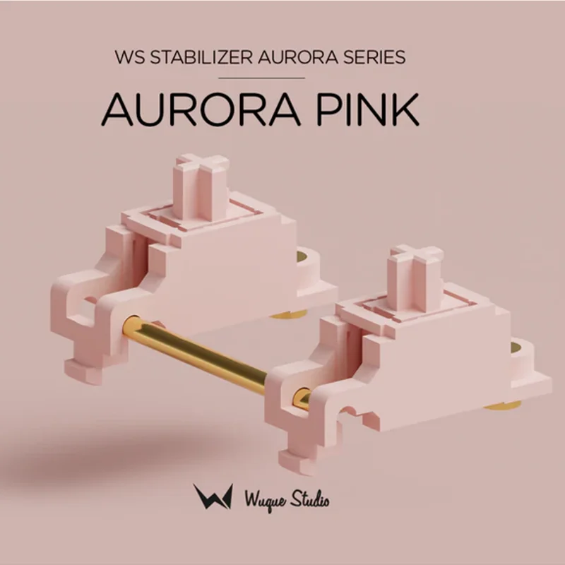 Wuquestudio ws Stabs Aurora Série Rosa Pcb Montagem Parafuso em Estabilizadores de Teclado