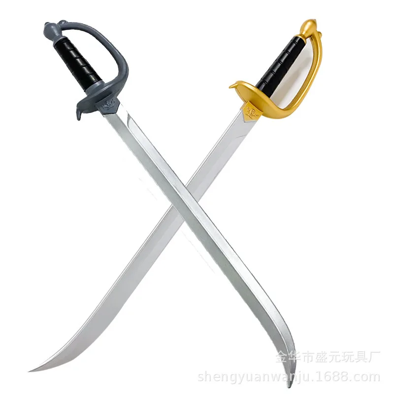 New 76cm Pirates Of The Caribbean Knife Weapon Model Halloween Props Anime Sword Children's Toys Outdoor Toys Holiday Gifts sword for pirates toy swords halloween costume party props plastic sword toy pirates sword foam simulation pirates sword kid