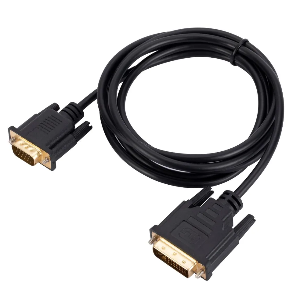 Adattatore Da DVI A VGA Maschio-Femmina - Convertitore Per Monitor Vecchi, PC, Laptop, Schede Grafiche, Full HD 1080p - Foto 10